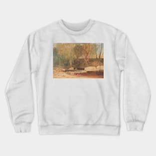 On the Washburn by J.M.W. Turner Crewneck Sweatshirt